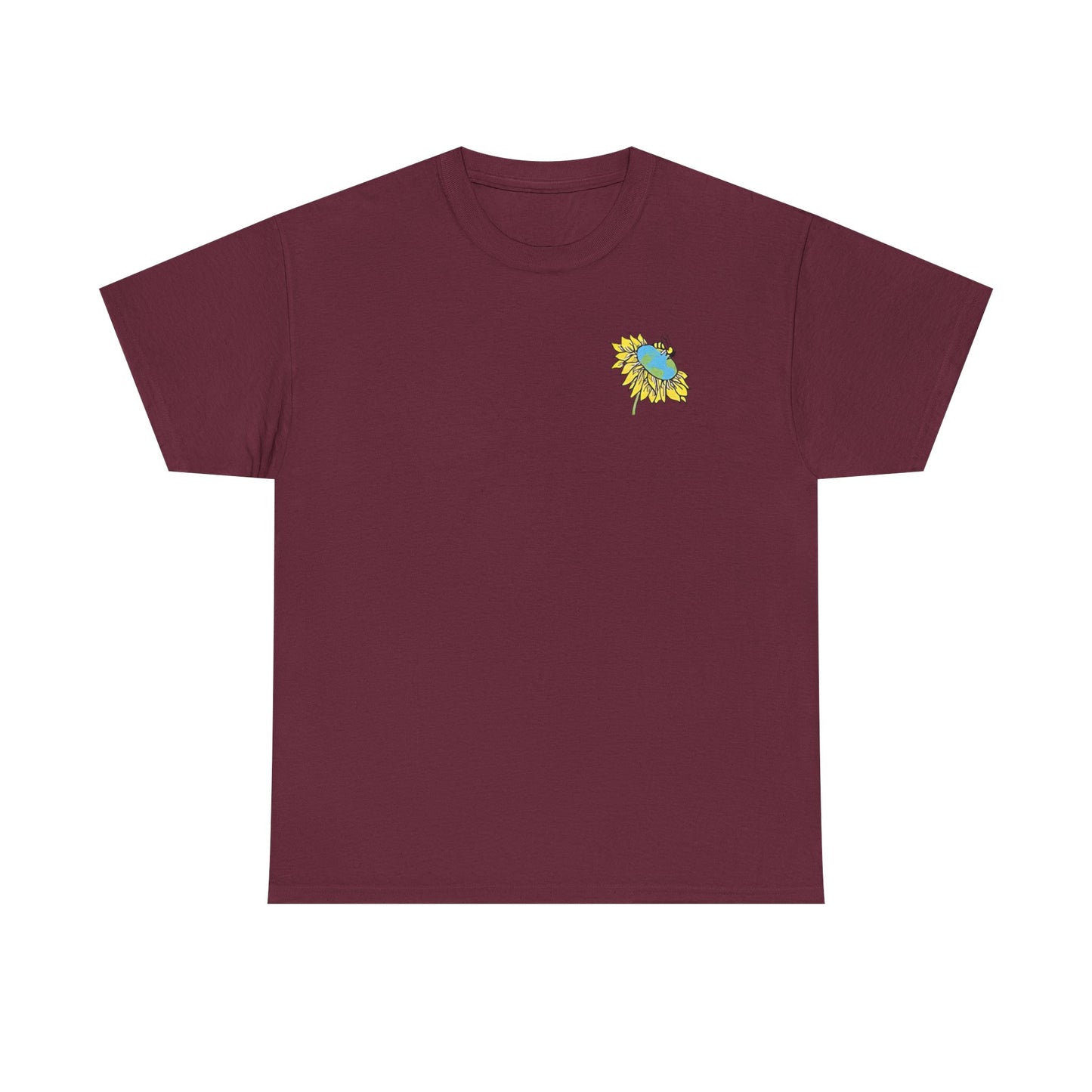 Be Yourself And The World is Yours Graphic Unisex Heavy Cotton Tee